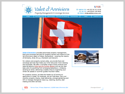Valais d´Annivier Swiss Holiday Catering Website Onlineshop